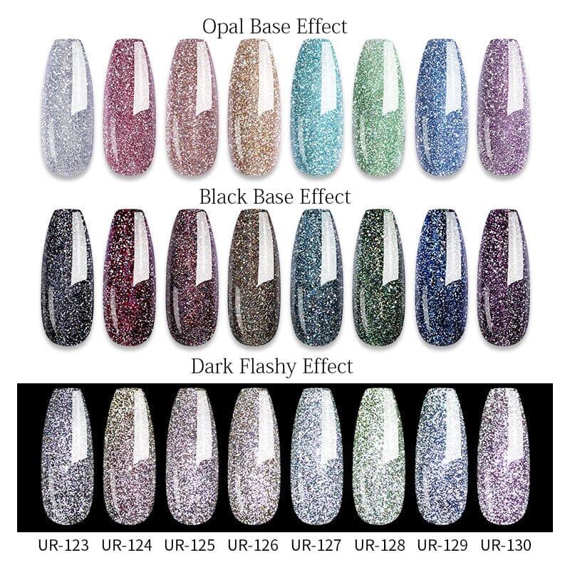Glitter Reflective Gel UR-123 7.5ml - Image 7