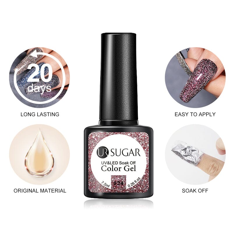 Glitter Reflective Gel UR-123 7.5ml - Image 8