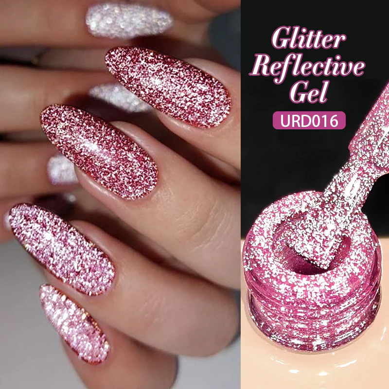 Glitter Reflective Gel URD009 15ml - Image 8