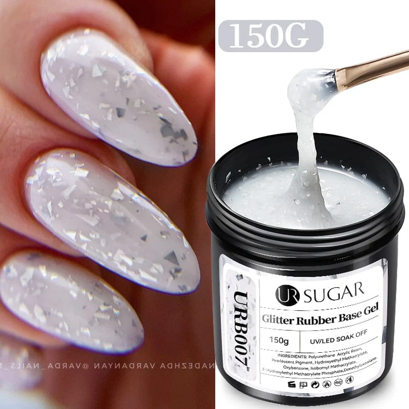 Glitter Rubber Base Gel 150g - Image 4