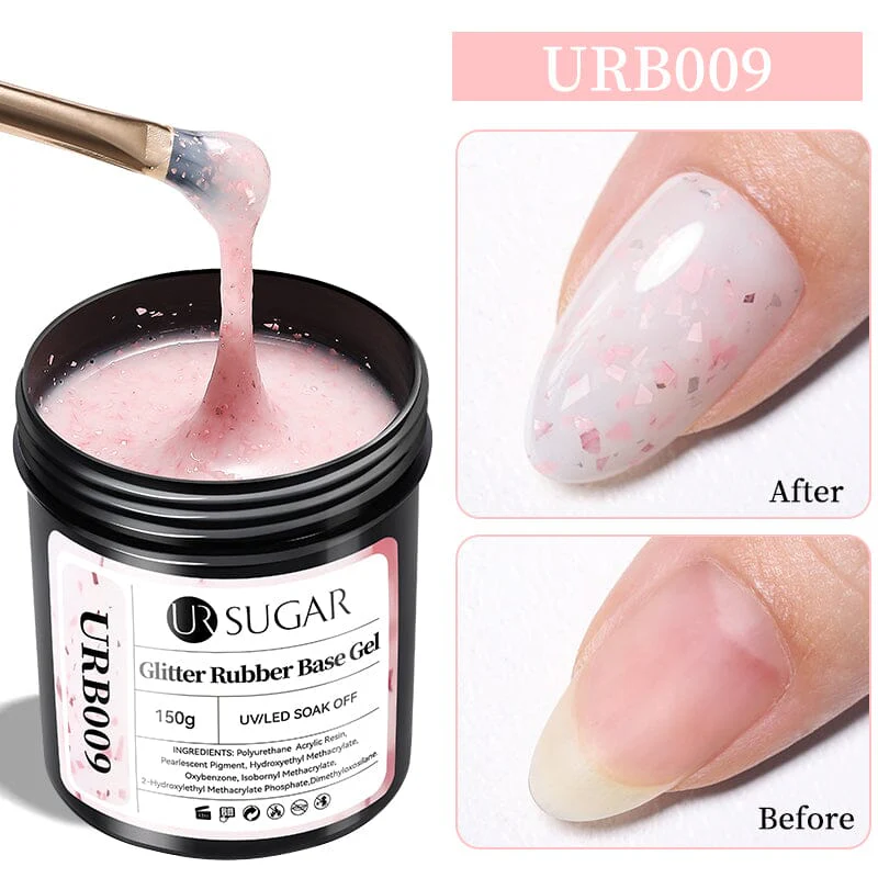 Glitter Rubber Base Gel 150g - Image 8