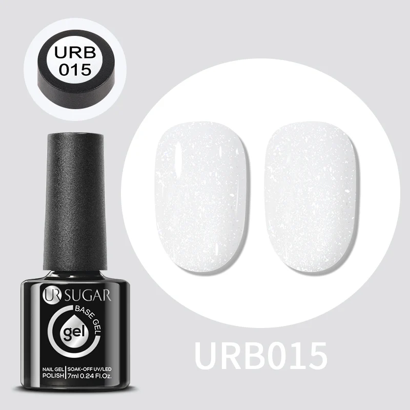 Glitter Rubber Base Gel URB015 7ml - Image 4