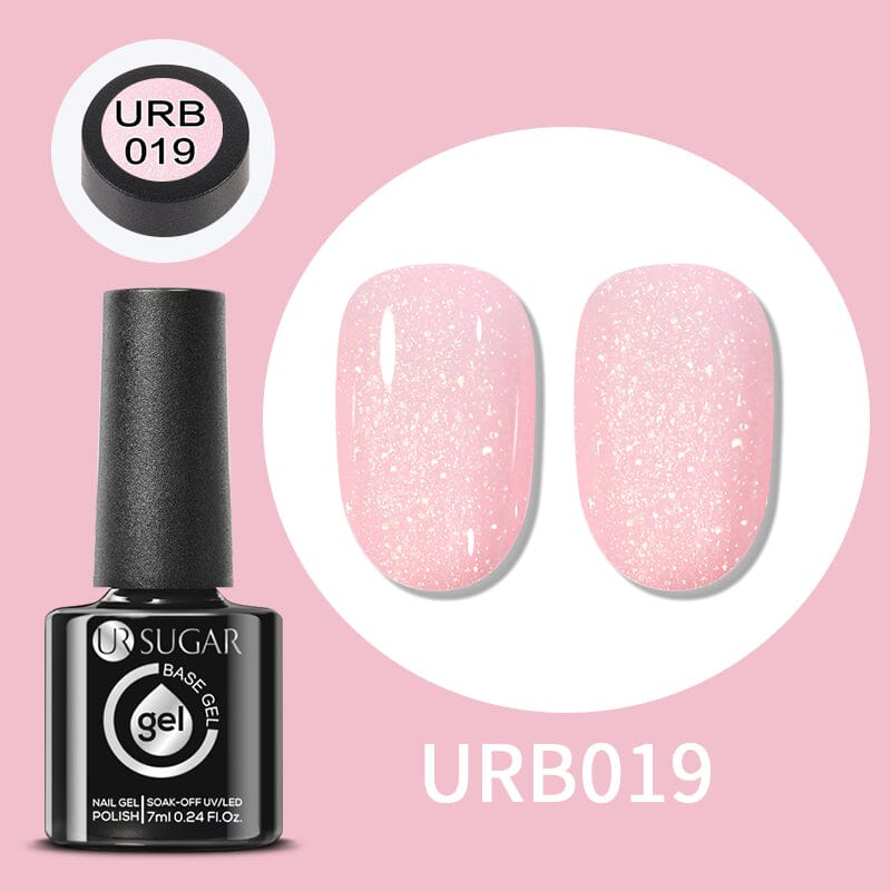 Gold Glitter Rubber Base Gel 7ml - Image 18