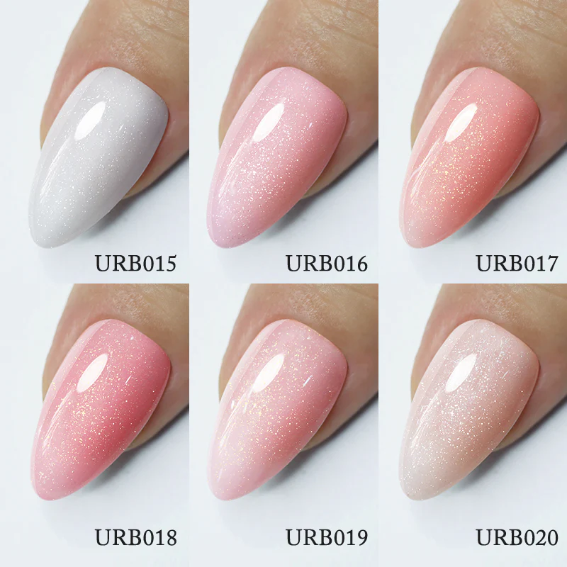 Glitter Rubber Base Gel URB020 7ml - Image 10
