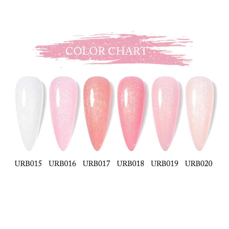 Glitter Rubber Base Gel URB020 7ml - Image 12