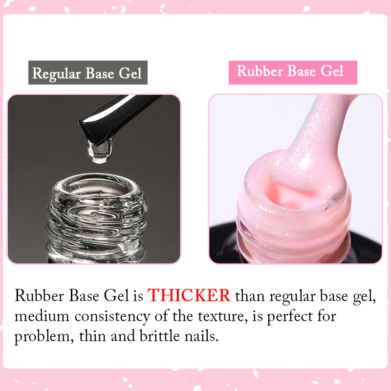Glitter Rubber Base Gel URB020 7ml - Image 14