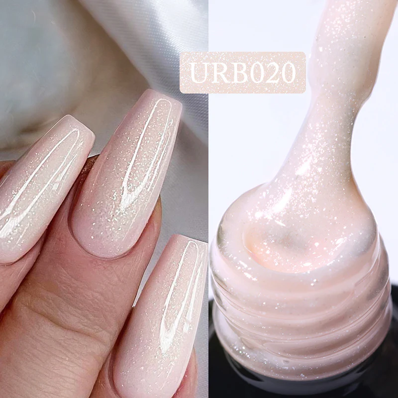 Glitter Rubber Base Gel URB020 7ml - Image 3