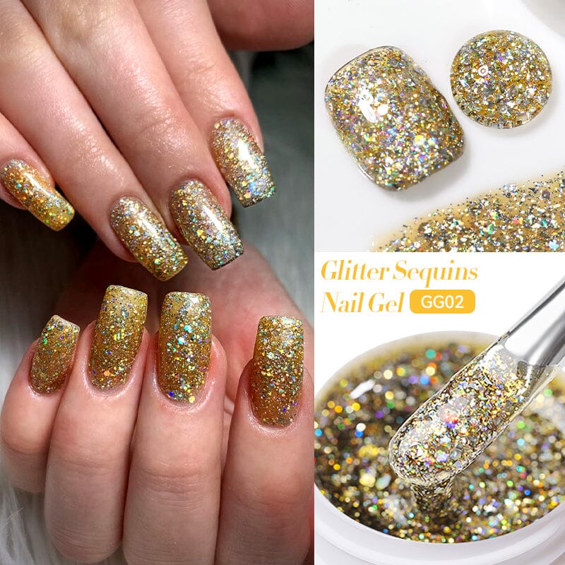 Glitter Sequins Nail Gel 7ml - Image 13