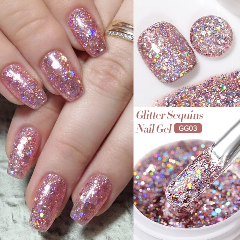 Glitter Sequins Nail Gel 7ml - Image 14