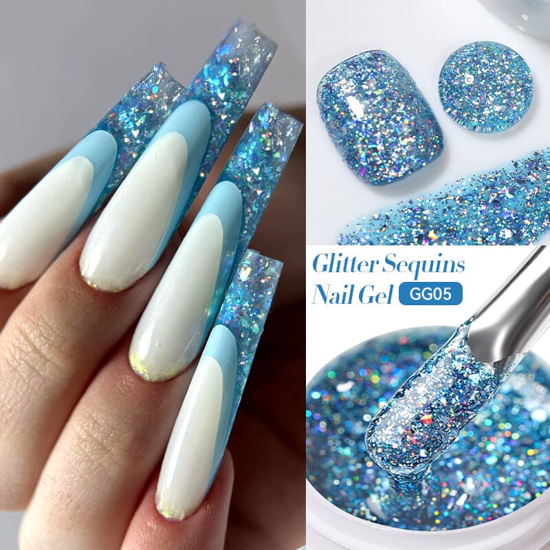 Glitter Sequins Nail Gel 7ml - Image 16