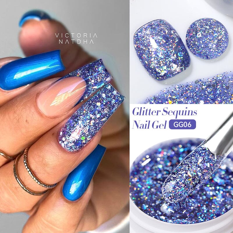 Glitter Sequins Nail Gel 7ml - Image 17