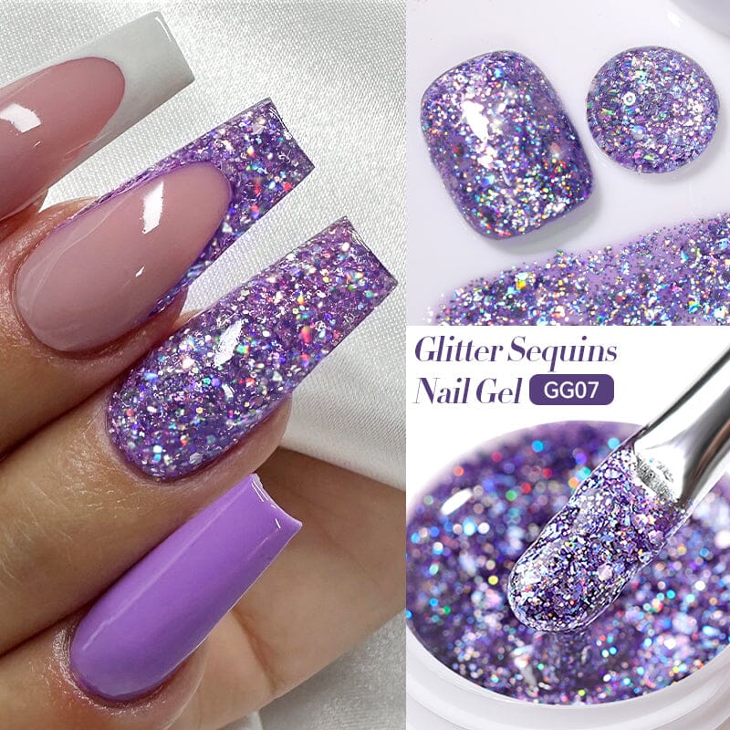 Glitter Sequins Nail Gel 7ml - Image 18