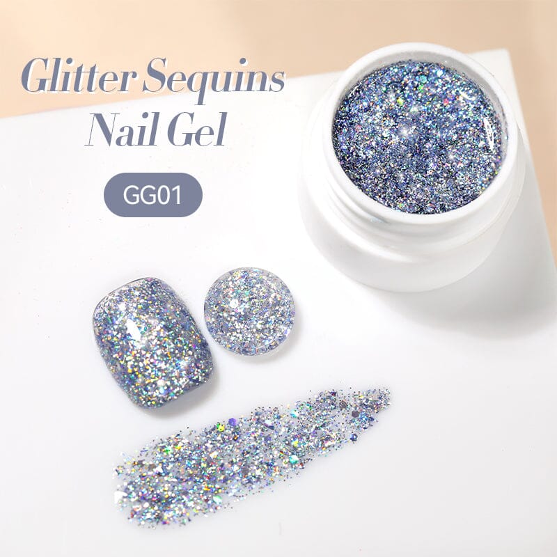 Glitter Sequins Nail Gel 7ml - Image 20