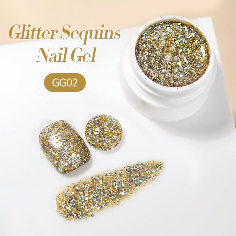 Glitter Sequins Nail Gel 7ml - Image 21