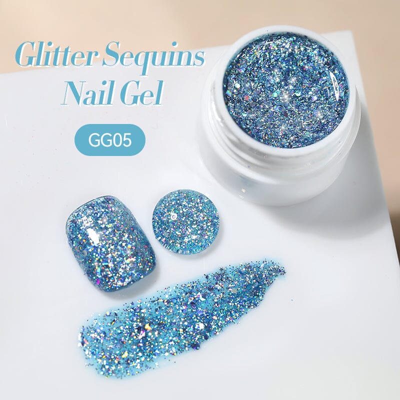 Glitter Sequins Nail Gel 7ml - Image 24