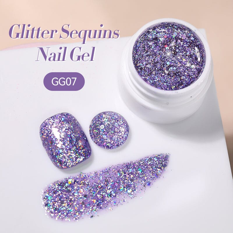 Glitter Sequins Nail Gel 7ml - Image 26