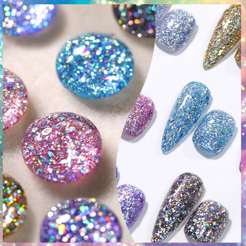 Glitter Sequins Nail Gel 7ml - Image 4