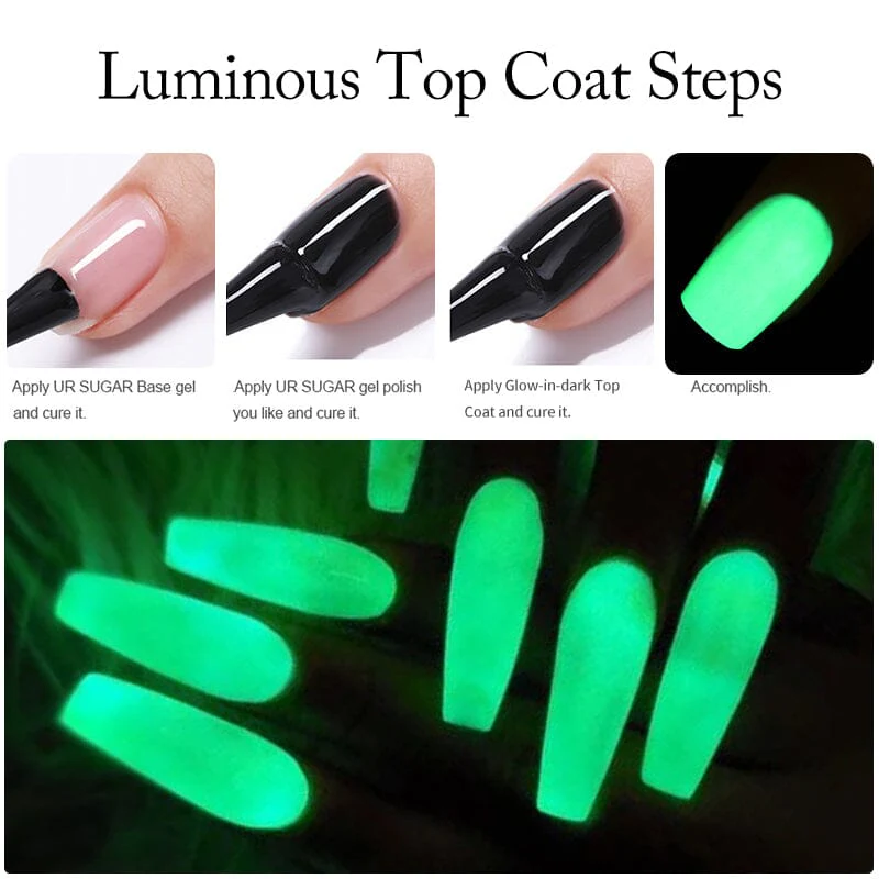Glow-in-dark Top Coat 7.5ml - Image 14