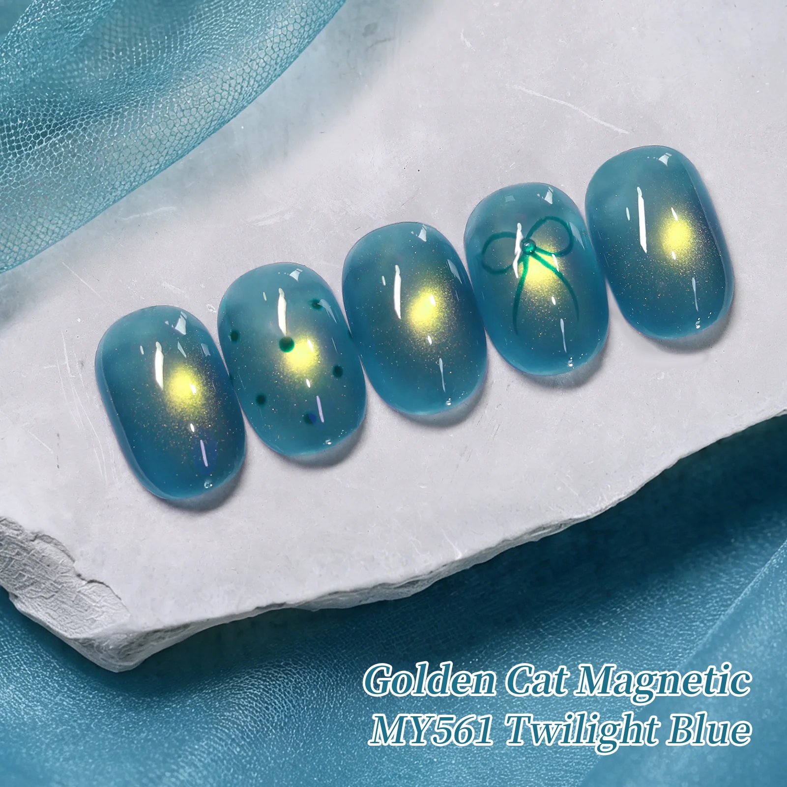 Golden Cat Magnetic Gel MY561 Twilight Blue 15ml - Image 2