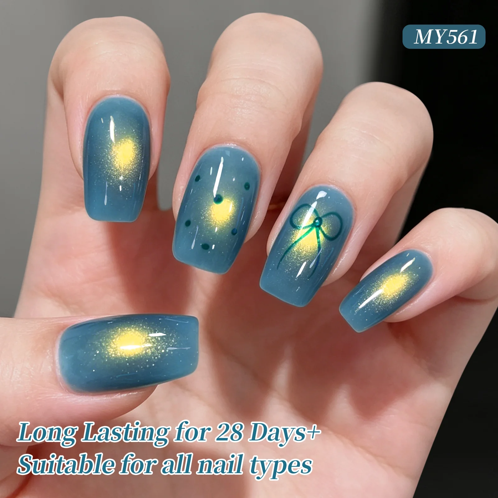 Golden Cat Magnetic Gel MY561 Twilight Blue 15ml - Image 3