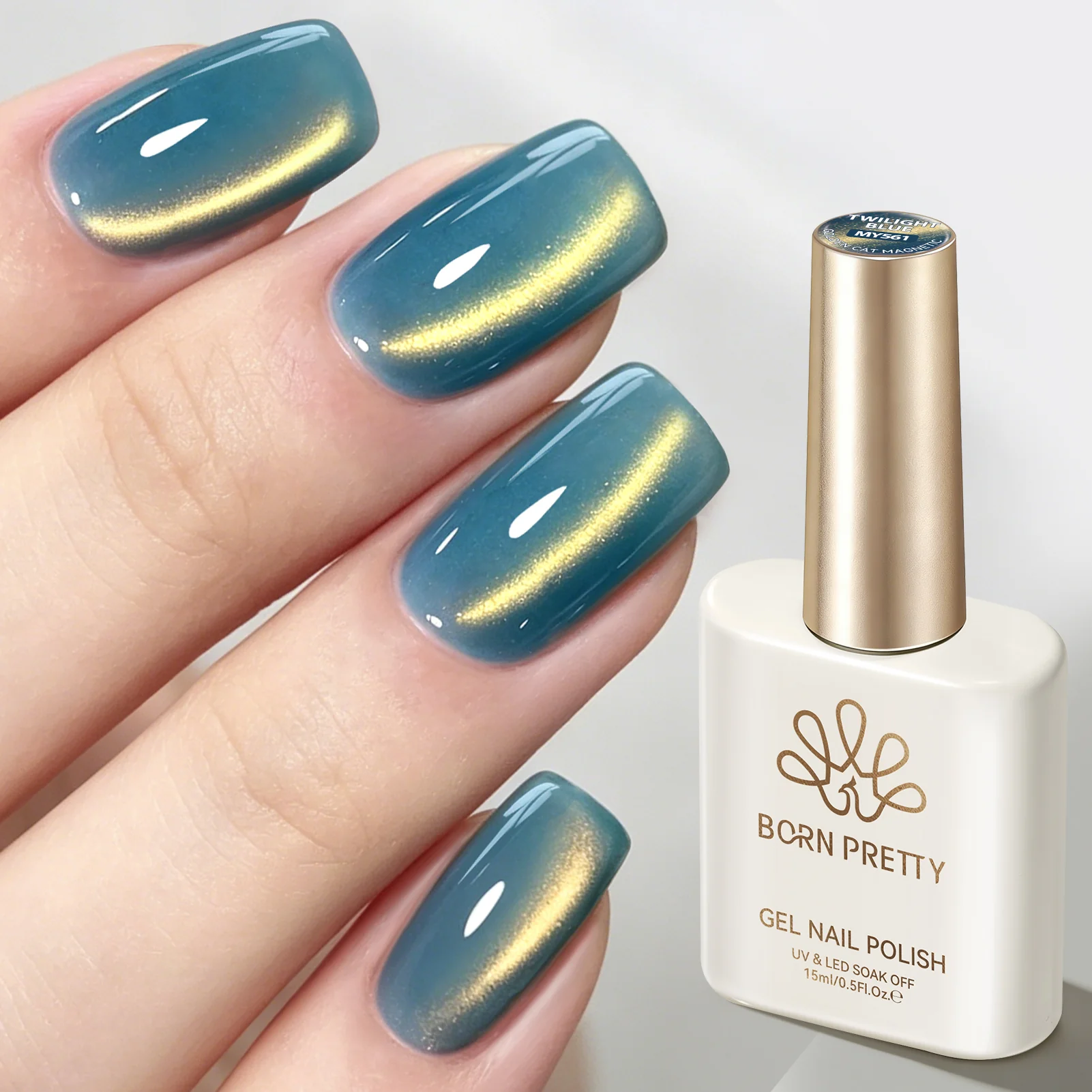 Golden Cat Magnetic Gel MY561 Twilight Blue 15ml - Image 4