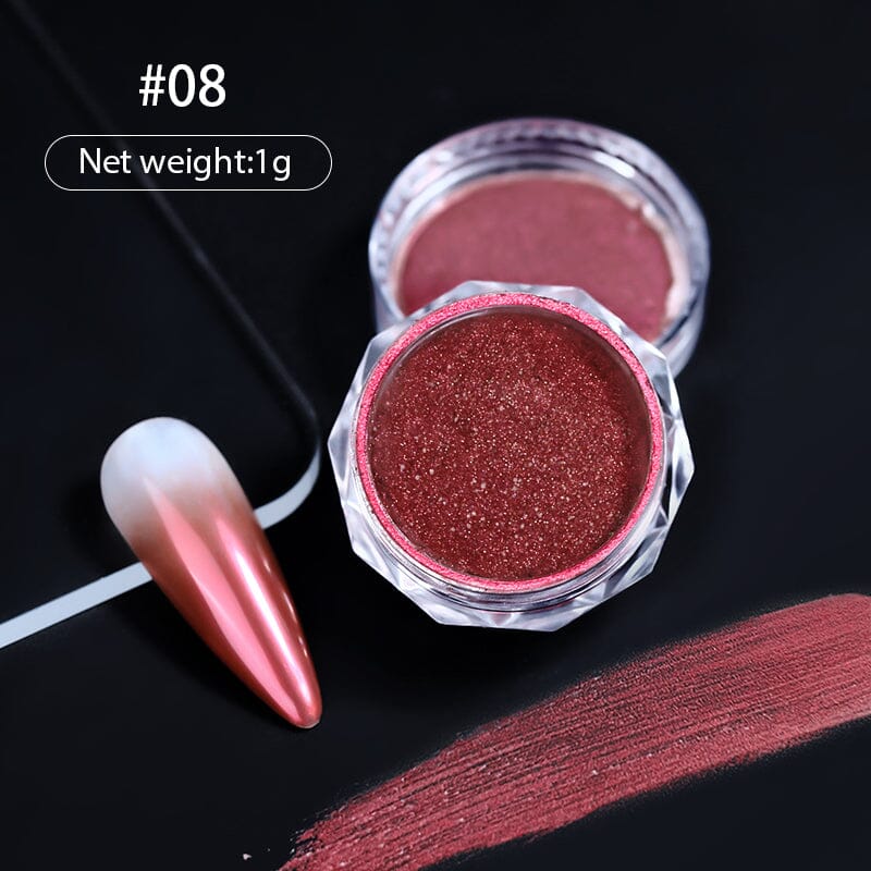 Gradient Pearly Mirror Nail Powder - Image 27