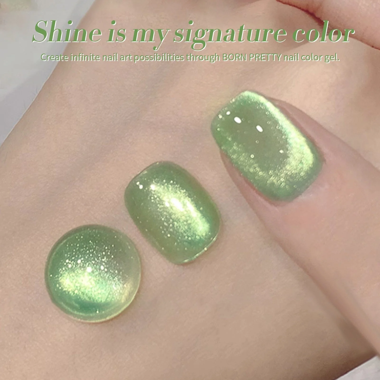 Green Cat Magnetic Gel MY224 Wizard of Oz 15ml - Image 3