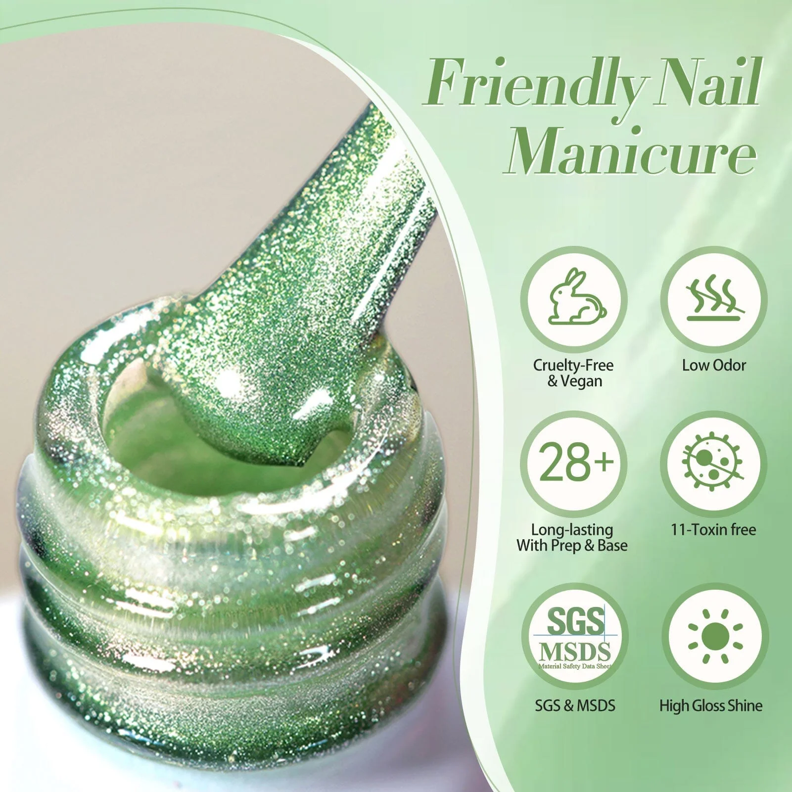 Green Cat Magnetic Gel MY224 Wizard of Oz 15ml - Image 9