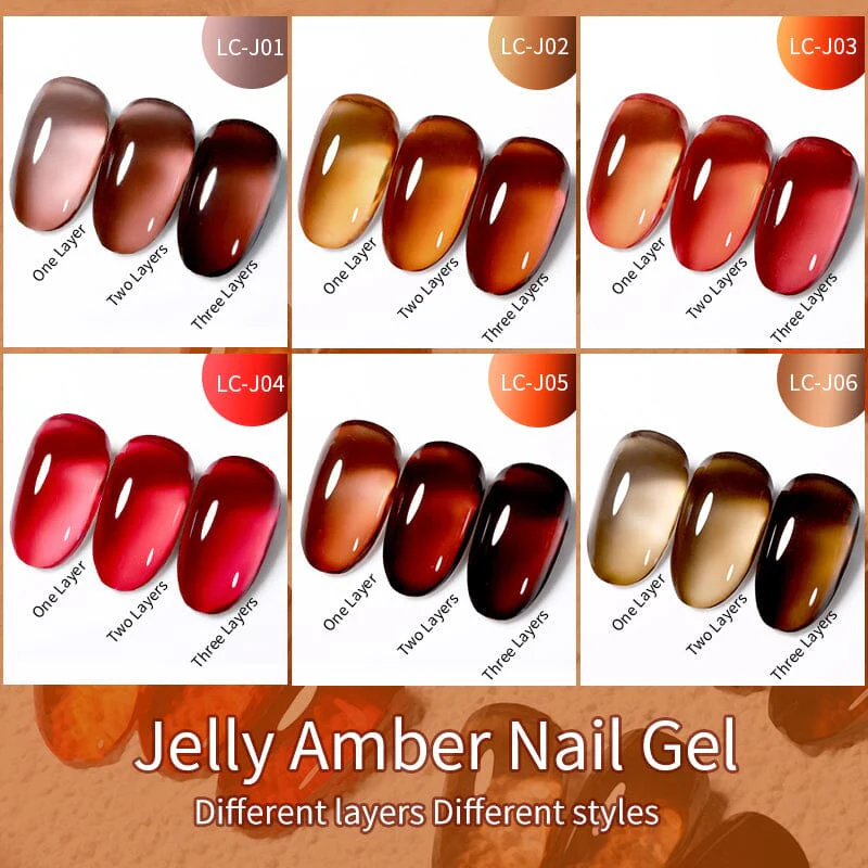 Jelly Amber Nail Gel 7ml - Image 10