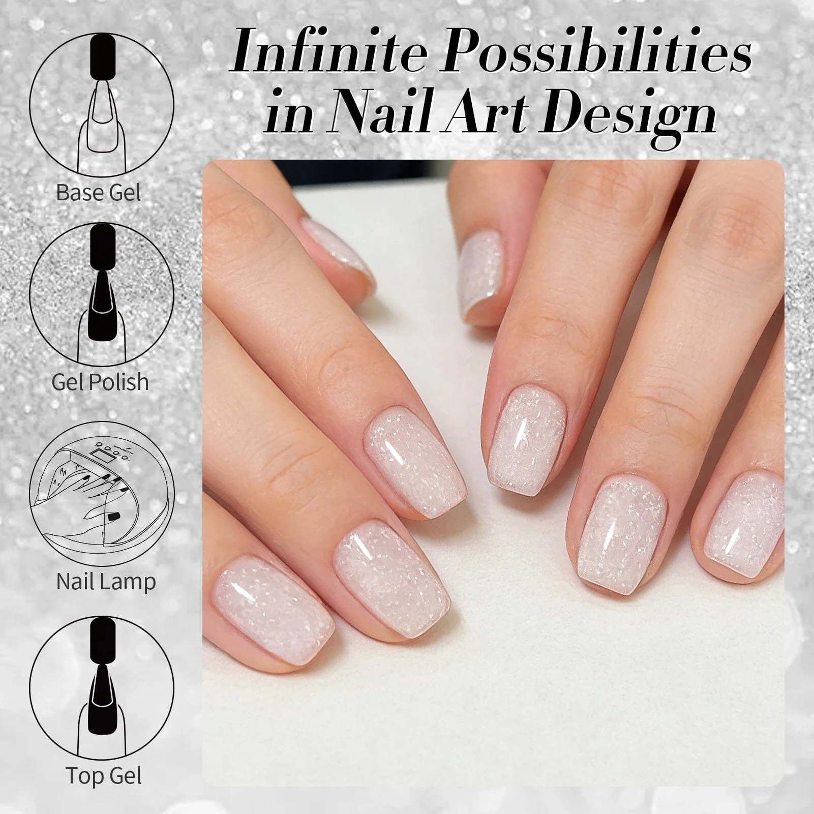 Jelly Gel JN90 Lumina Frost 10ml - Image 4