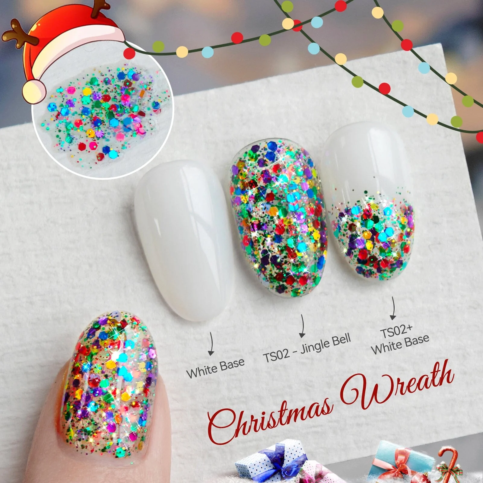 Jelly Gel Polish TS03 Christmas Wreath 15ml - Image 6