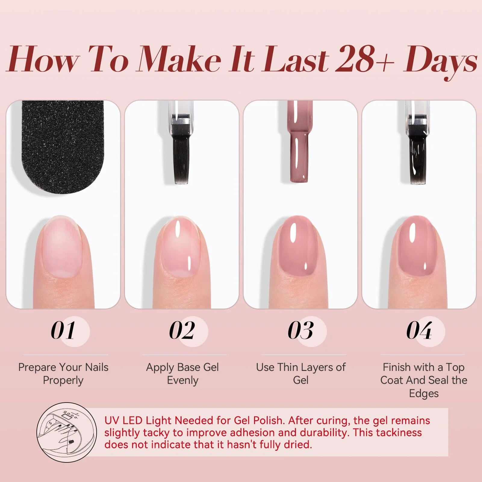 Jelly Gel Polish TS10 Rosewood 15ml - Image 5