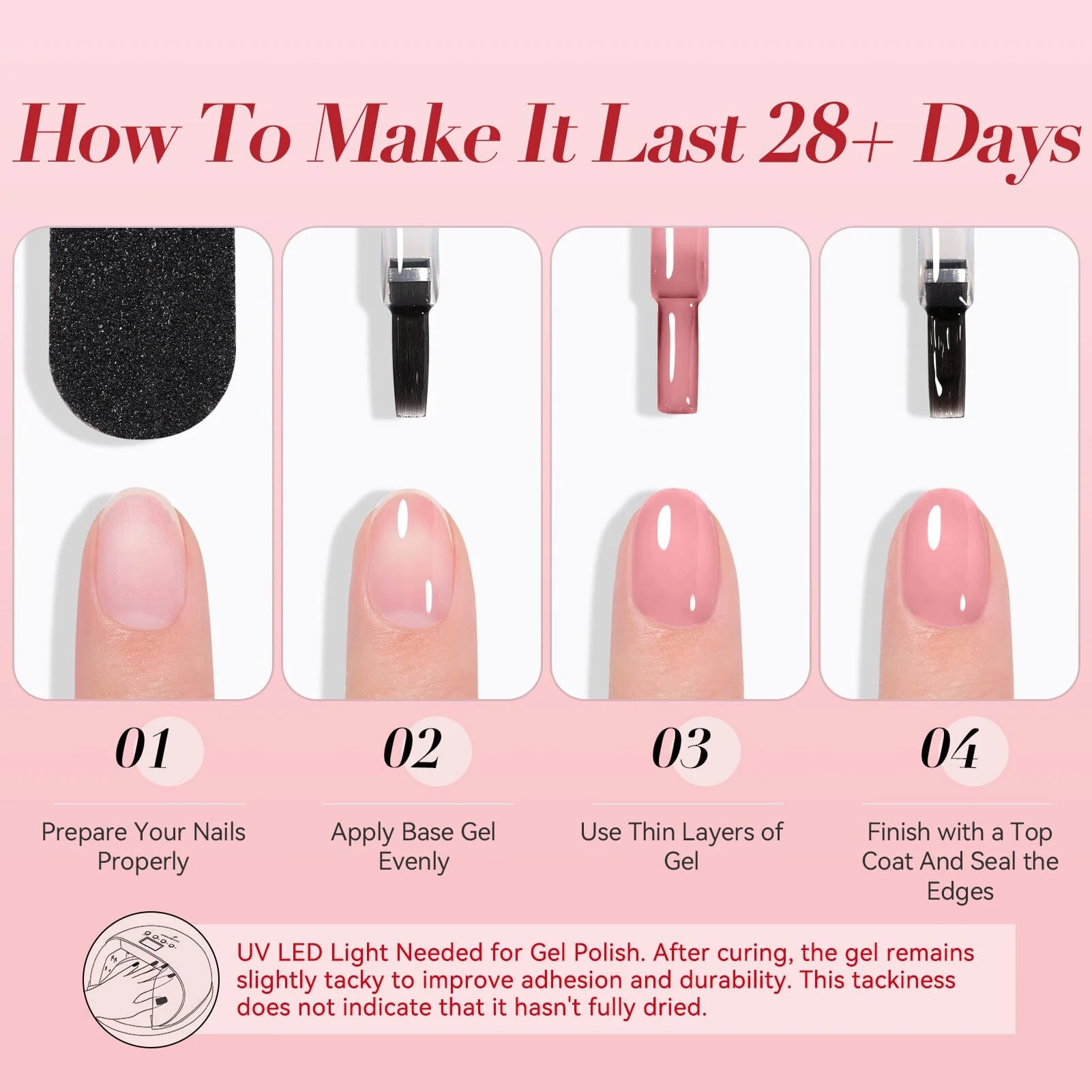 Jelly Gel Polish TS11 Soft Petal 15ml - Image 5