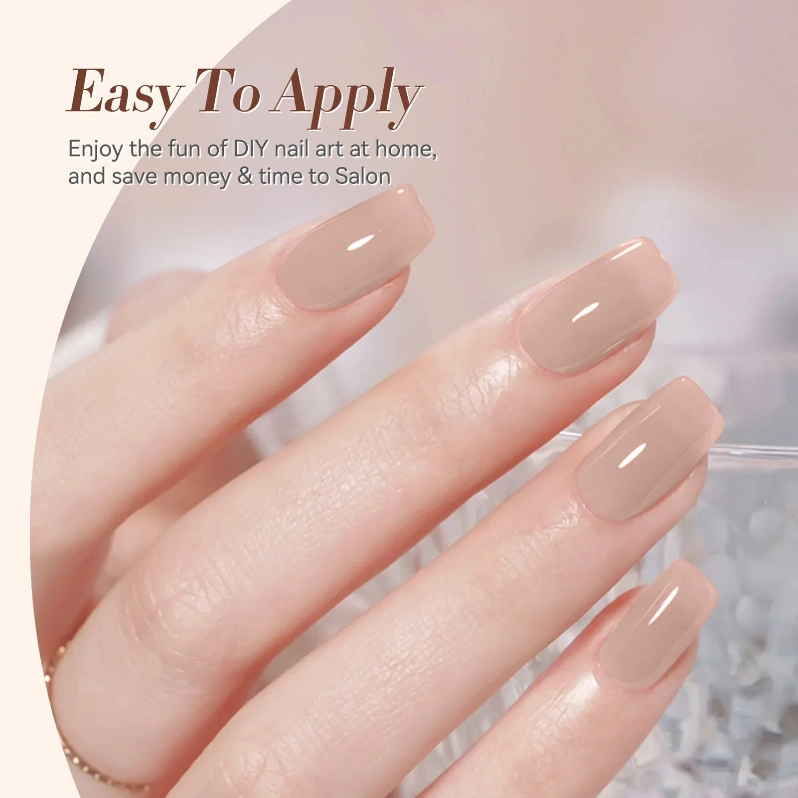 Jelly Gel Polish TS14 Cherry Dew 15ml - Image 2