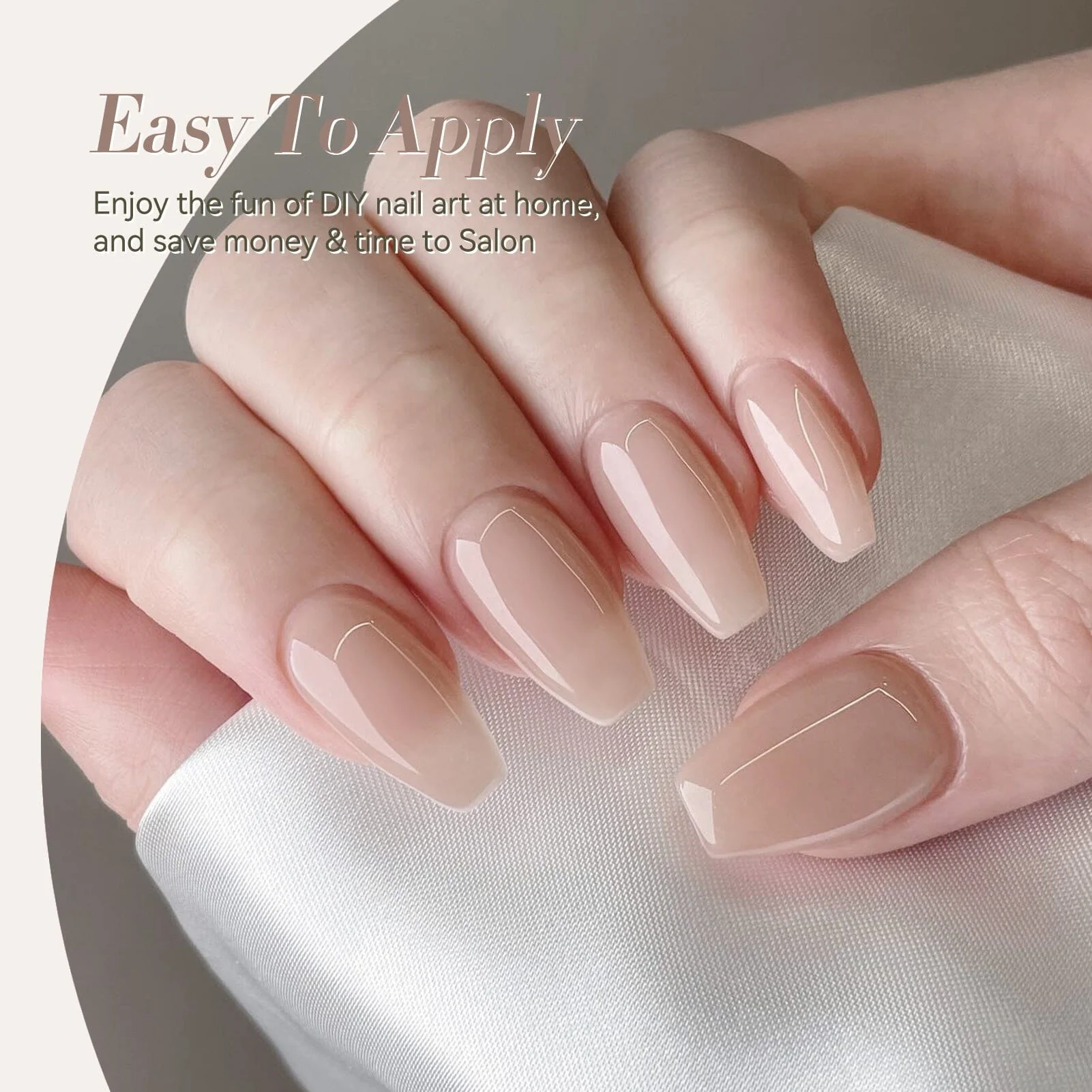 Jelly Gel Polish TS15 Pink Dawn 15ml - Image 2