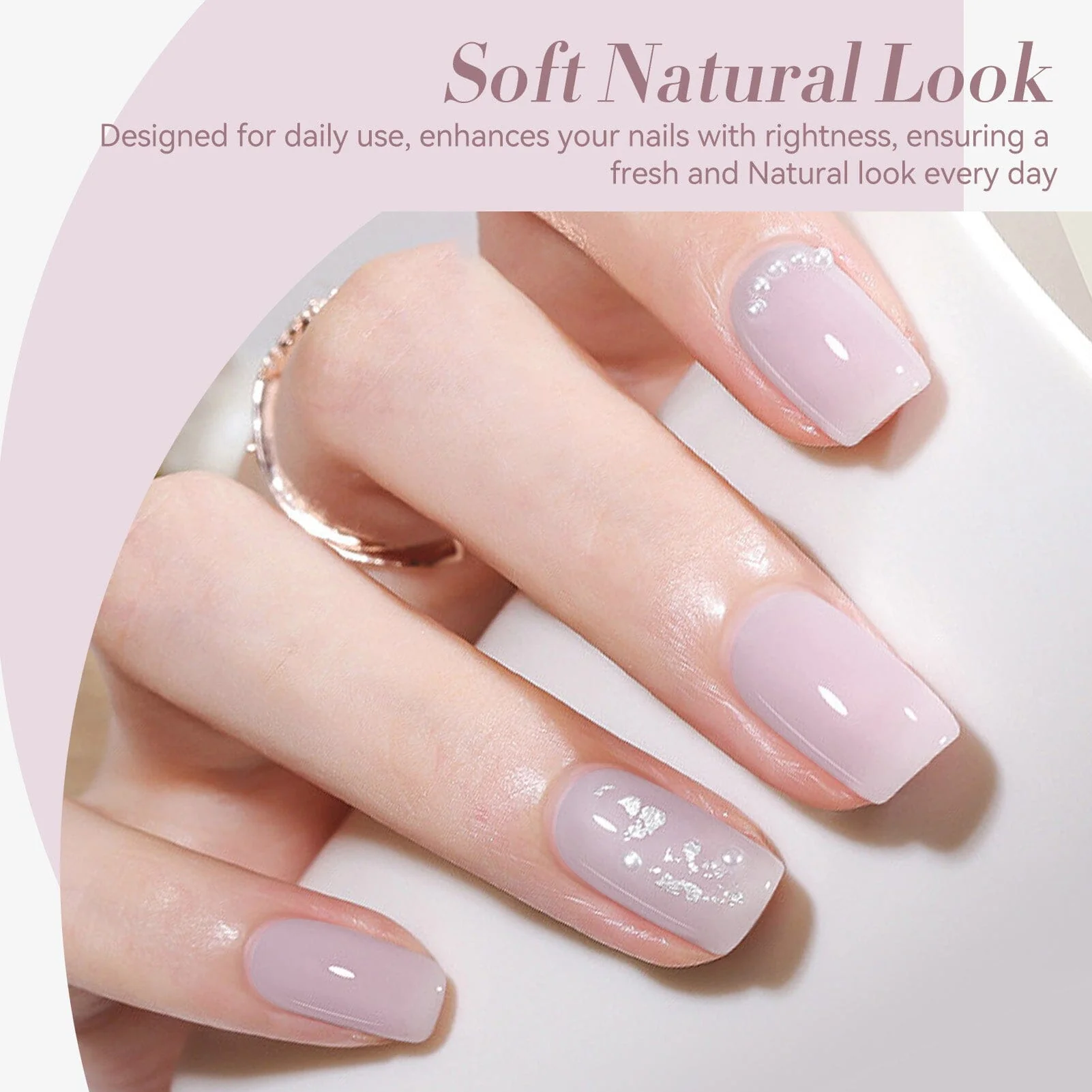 Jelly Gel Polish TS17 Blush Pop 15ml - Image 3