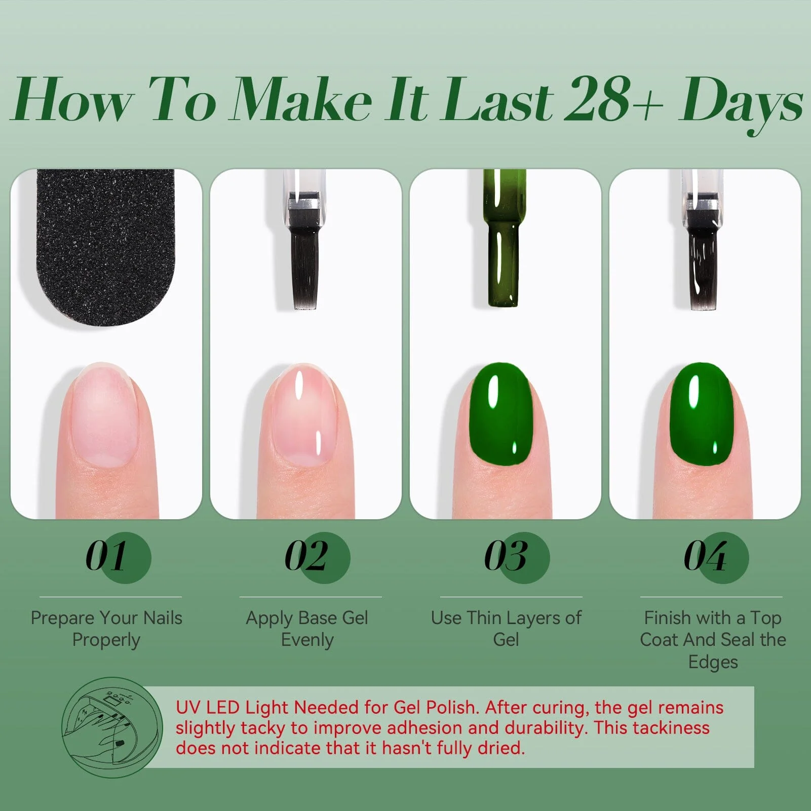 Jelly Gel Polish TS21 Soft Moss 15ml - Image 5