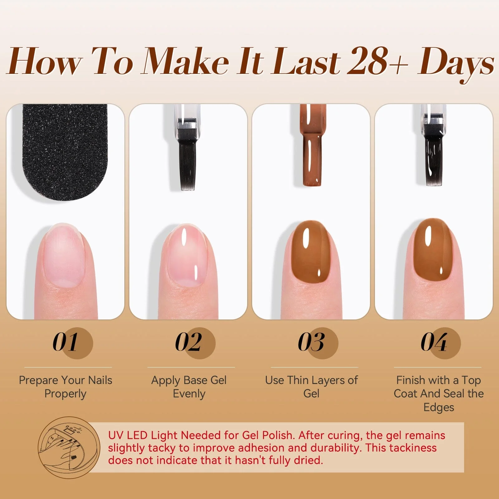 Jelly Gel Polish TS22 Caramel Mist 15ml - Image 6