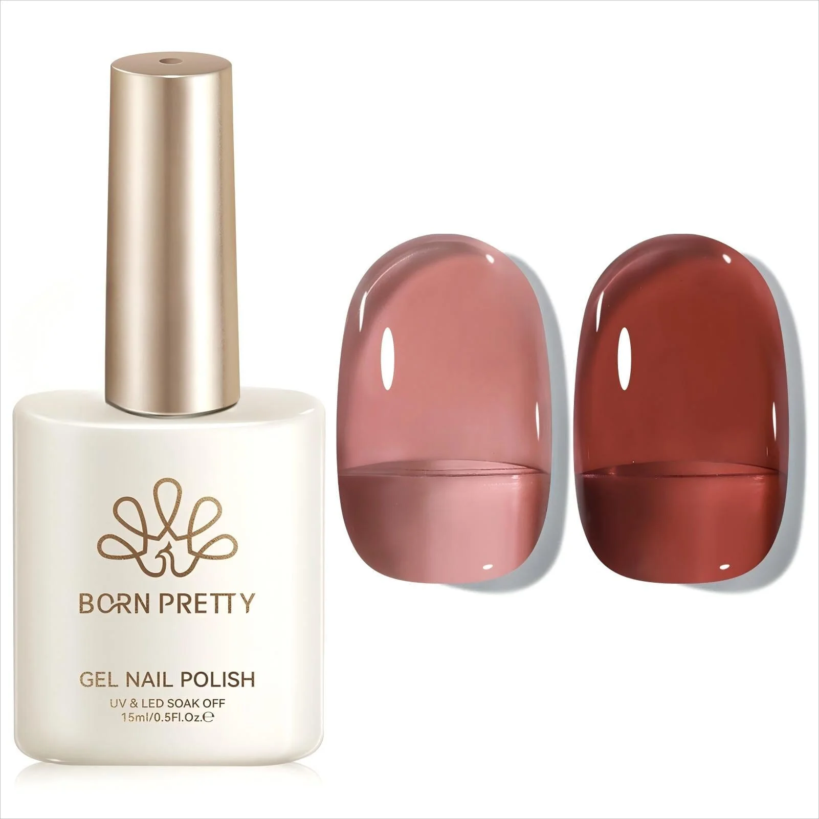 Jelly Gel Polish TS26 Smoky Rose 15ml