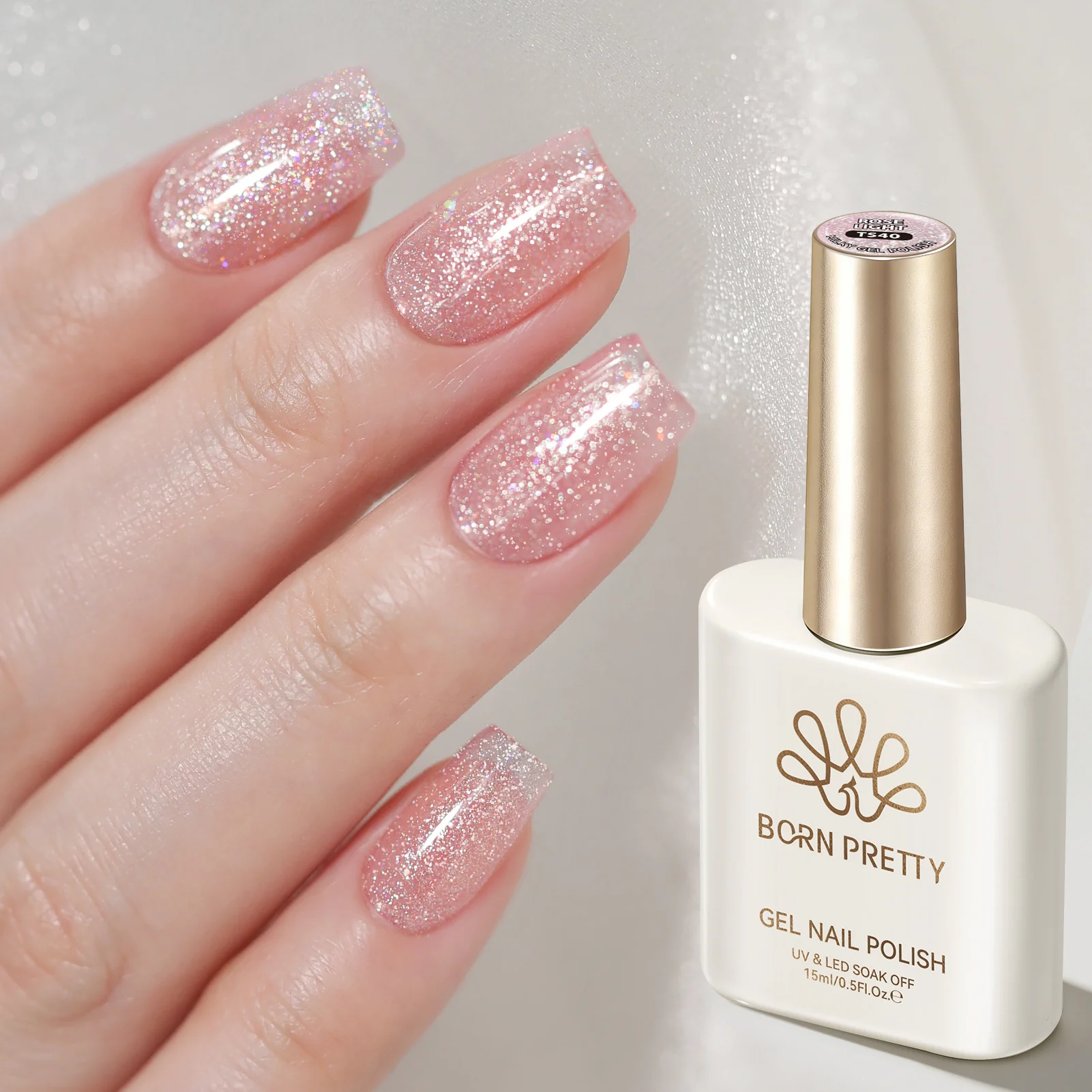 Jelly Gel TS40 Rose Light 15ml - Image 5
