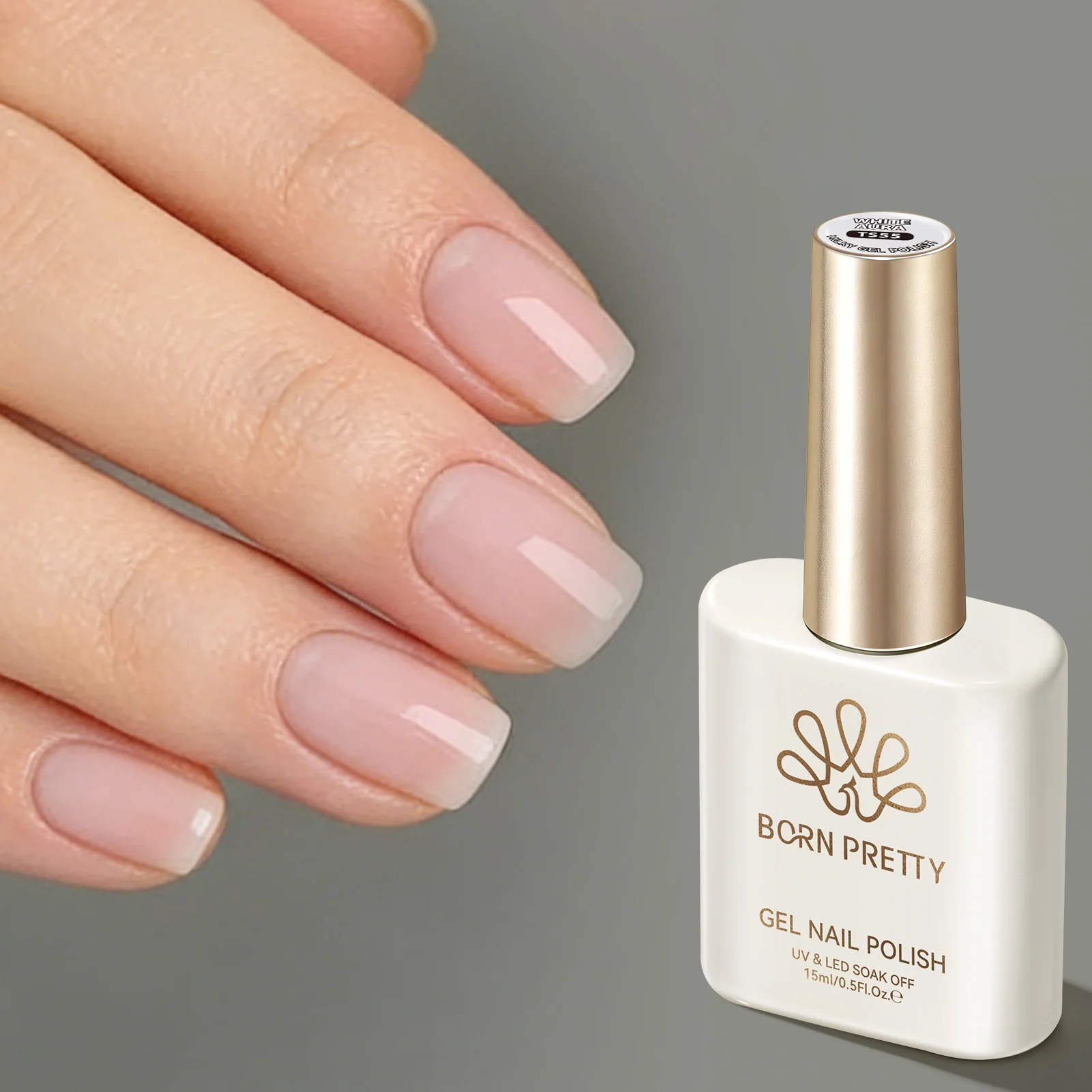 Jelly Gel TS55 White Aura 15ml - Image 7