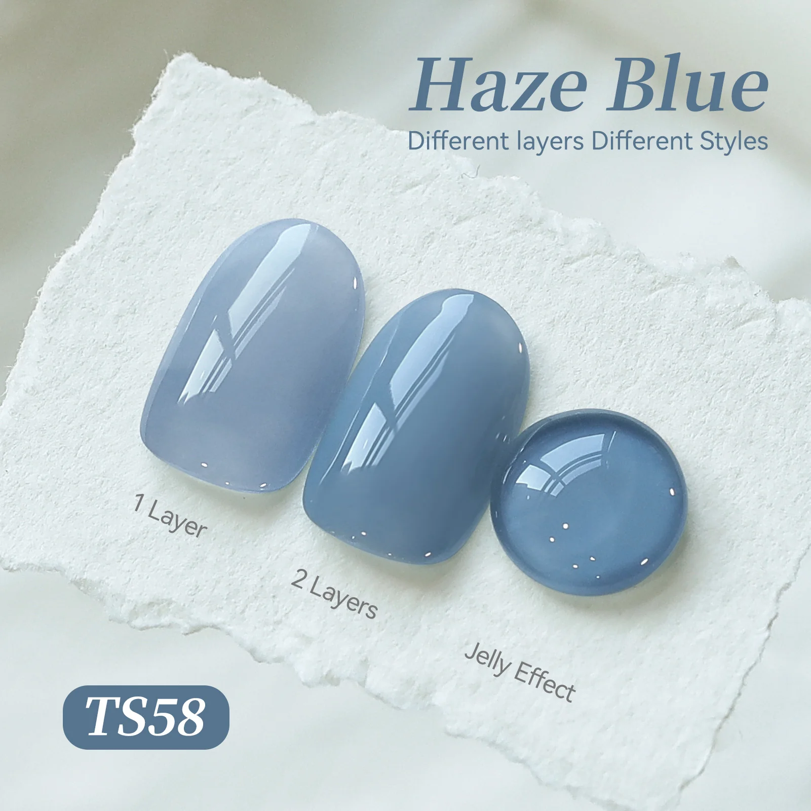 Jelly Gel TS58 Haze Blue 15ml - Image 4