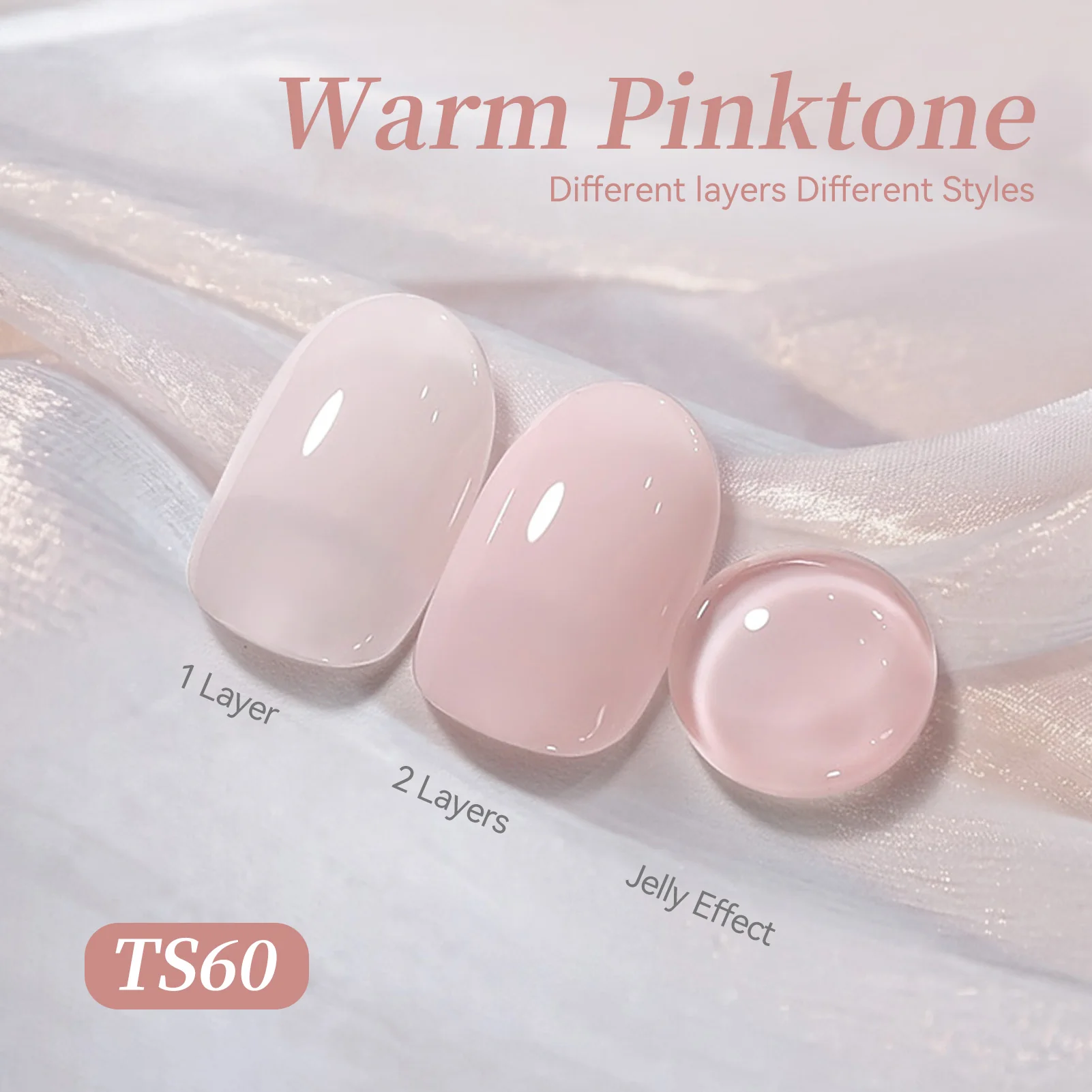 Jelly Gel TS60 Warm Pinktone 15ml - Image 4