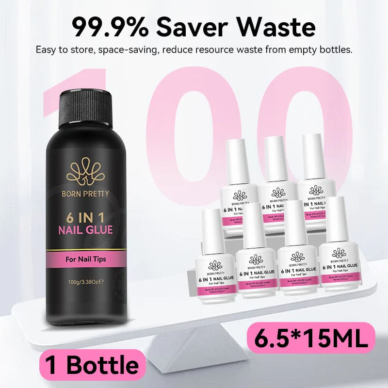 6 in 1 Nail Glue Gel 100g - Image 9