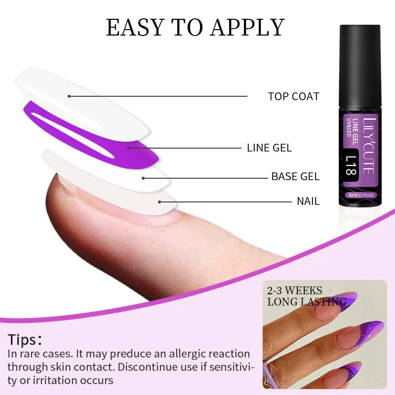 Line Nail Gel 5ml - Image 8