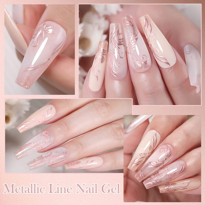 Metallic Line Nail Gel 5ml - Image 3