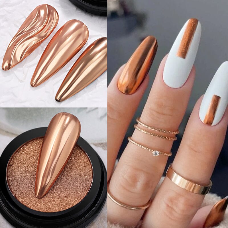 Metallic Mirror Effect Solid Chrome Nail Powder - Image 19
