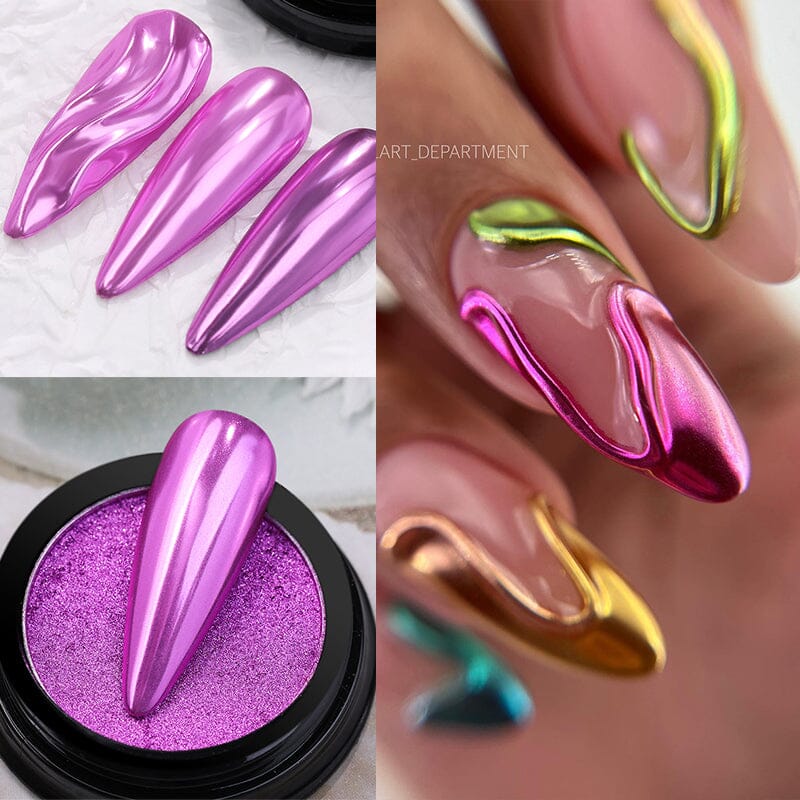 Metallic Mirror Effect Solid Chrome Nail Powder - Image 22
