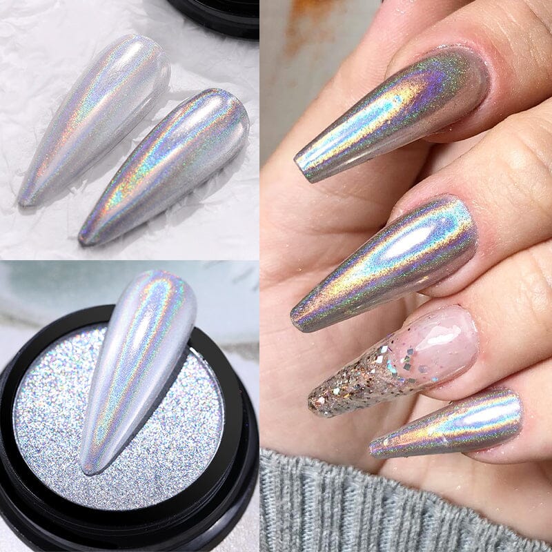 Metallic Mirror Effect Solid Chrome Nail Powder - Image 26
