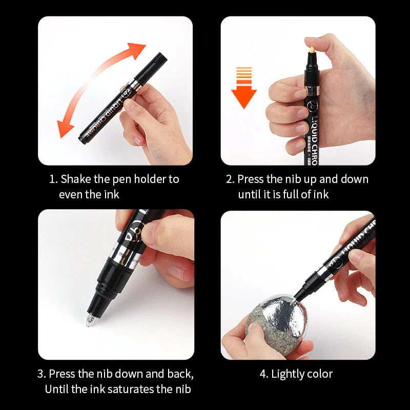 Metallic Nail Polish Painting Pen - Image 9